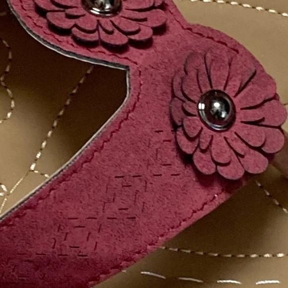 NEW Brick Red Sandals - Picture 7 of 15